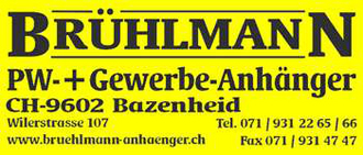 Logo Brühlmann - PW und Gewerbe-Anhänger