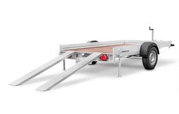 Tieflader einachsig gebremst